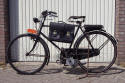 Fiets met Mosquito (Italië) motor, bouwjaar 1948