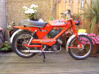 Eigenaar van deze bromfiets is Remco van Eck, type HS 50 uit 1976